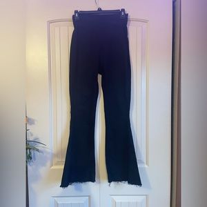 Black high rise flares